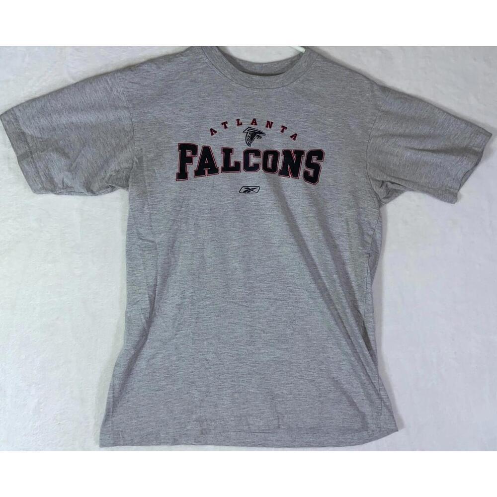 NFL Atlanta Falcons Gray Short Sleeve T Shirt Men’s Medium Football ATL